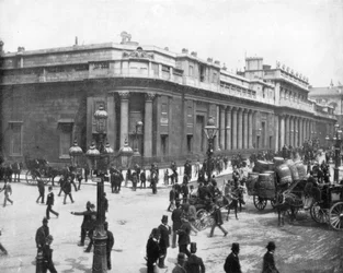Die Bank von England, London, späte 19. Jahrhundert