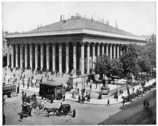 Die Börse, Paris, spätes 19. Jahrhundert
