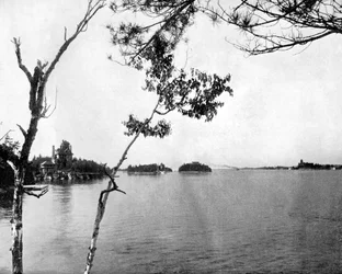 Die Tausend Inseln, St. Lawrence River, Kanada, 1893