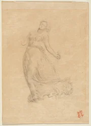 Allegorische Frauenfigur
