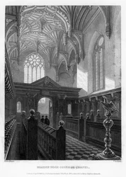 Brazen Nose Brasenose College Chapel, Universität Oxford, 1835