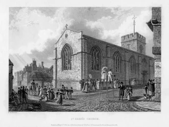St Ebbes Kirche, Oxford, 1835