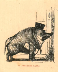 Ein unwillkommener Besucher, 1897