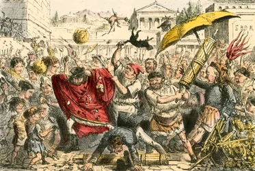 Appius Claudius wird vom Volk bestraft