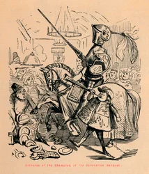 Einzug des Champions beim Krönungsbankett, ca. 1860