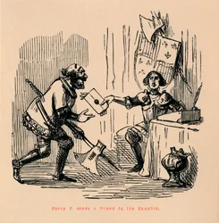 Heinrich V. schickt einen Freund zum Dauphin