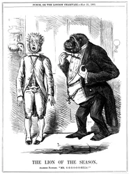 Der Löwe der Saison, 1861