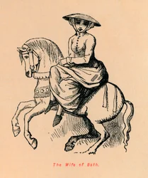Die Frau von Bath, ca. 1860