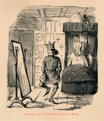 Ungebührliches Verhalten von Heinrich, Prinz von Wales, ca. 1860