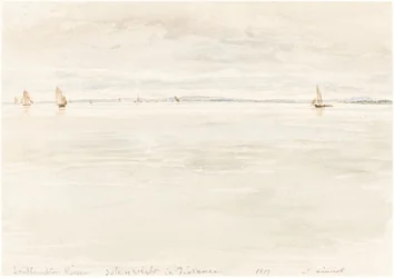 Segelboote auf dem Southampton River