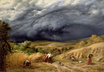Sturm zur Erntezeit, 1856