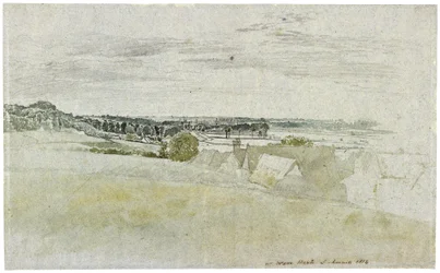 Ansicht von Amwell Hill, nahe Ware, in Hertfordshire, 1814. Von John Linnell