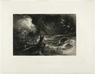 Zerstörung des Heeres des Pharaos, aus Illustrationen der Bibel