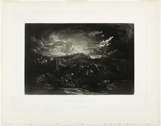 Fall der Mauern von Jericho, aus Illustrationen der Bibel