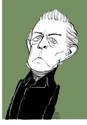 Franz Berwald, Karikatur des schwedischen Komponisten