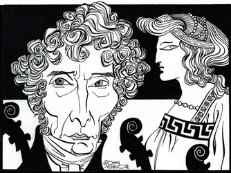 Luigi Cherubini mit Médée (Figur aus der gleichnamigen Opéra comique)