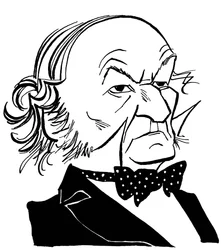 William Gladstone - Karikatur von John Minnion