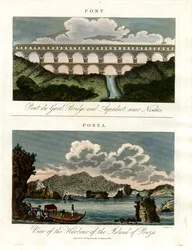 Historische Brücken - Pont du Gard und Hafen von Ponza