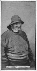 Ein Lowestoft Smacksman (spätes 19. Jahrhundert)