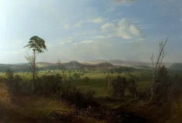 Blick auf Nottingham von Wilford, ca. 1850