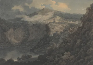 Der See und die Stadt Nemi