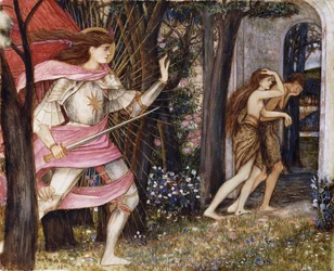Die Vertreibung aus dem Garten Eden, ca. 1877