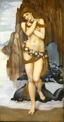 Venus, die aus dem Meer steigt, frühe 1870er Jahre