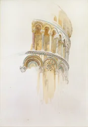 Apsis des Doms, Pisa, 28. April 1872