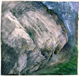 Felsen und Vegetation in Chamouni, 1854