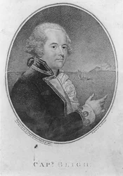 Kapitän William Bligh, graviert von John Conde