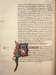 Ms.228, f.90v: Seite aus Aristoteles