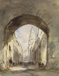 Straßenszene in Calais