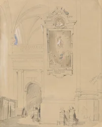 Das Grab von Hendrick van Balen (1575-1632), Antwerpen, 7. September 1832