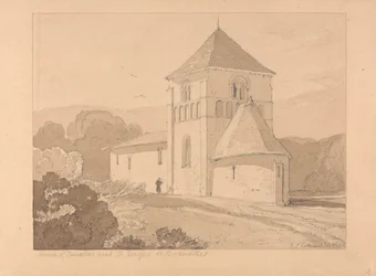 Kirche von Yainville, in der Nähe von Saint Georges de Bocherville, Normandie