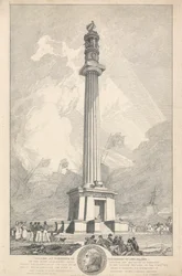 Säule in Yarmouth zum Gedenken an Lord Nelson