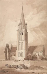 Douvres Kirche, Normandie