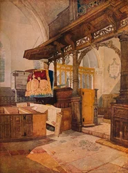 Trentham Kirche, ca. 1810