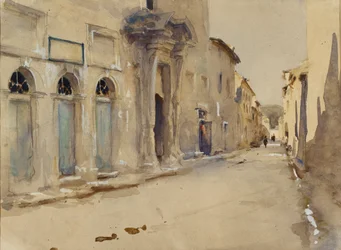 Eine Straße in Spanien, ca. 1880er Jahre