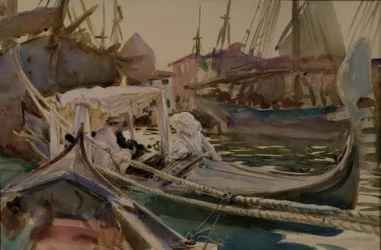 Beim Zeichnen auf der Giudecca