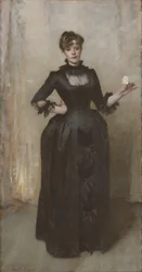 Dame mit der Rose (Charlotte Louise Burckhardt), 1882
