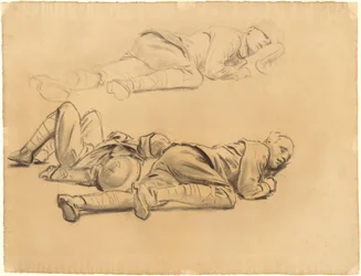 Studien für Gassed, 1918-1919