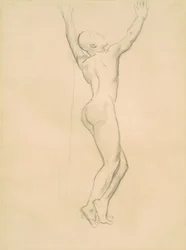 Studie für Apollo und Daphne, ca. 1918