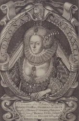 Frances, Herzogin von Richmond (1578-1639) aus Generall Historie of Virginia, 1624