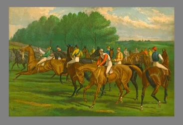 Ein Fehlstart - Derby, 1883
