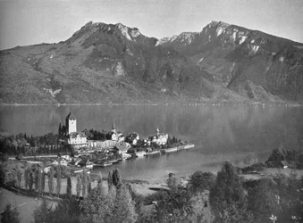 Spiez, am Thunersee, 1910