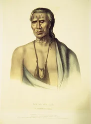 Porträt von Lap-pa-win-soe, 1837