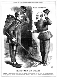 Frieden - und keine Stücke!, 1866