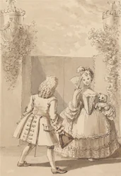 Hogarth erklärt Fräulein Thornhill seine Liebe