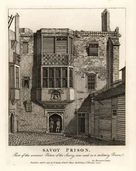 Savoy-Gefängnis, Teil des alten Palastes von Savoy, im 18. Jahrhundert als Militärgefängnis genutzt