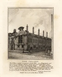 Sion College, an der London Wall, nahe Cripplegate